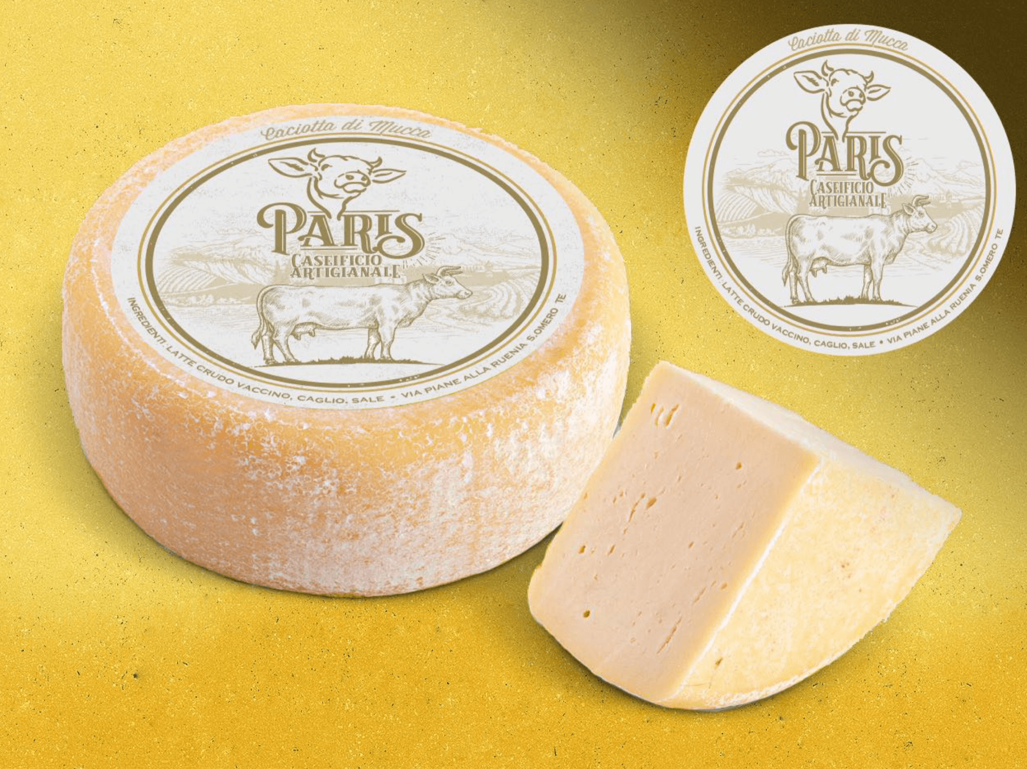 Paris Caseificio Artigianale. Food · artisan packaging